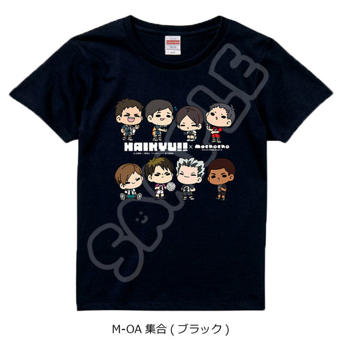 『ハイキュー!!』みんなmochocho化大作戦! 第7弾 Tシャツ M-OA 集合 ブラック XLサイズ